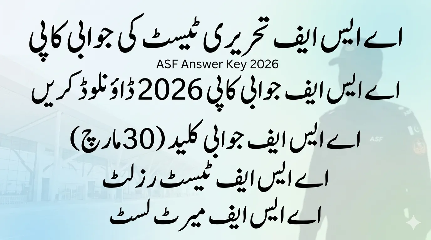 ASF Answer Key 2026 Today