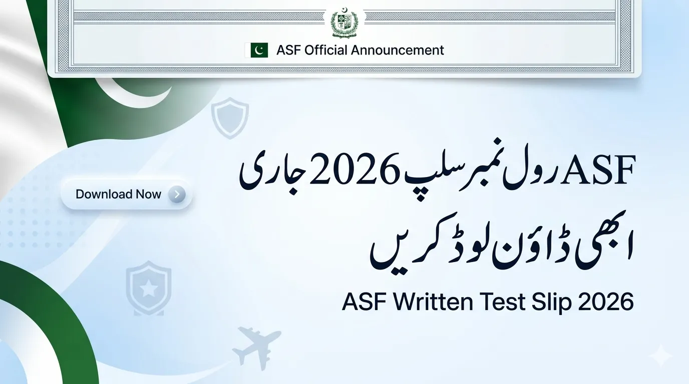 ASF Written Test Slip