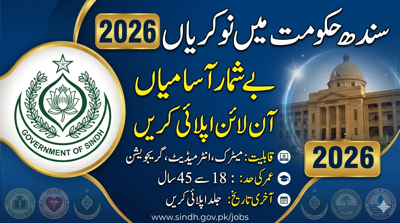 Government of Sindh Home Department Jobs 2026